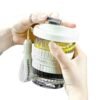 KiKiluxxa White Glass Car Travel Green Tea and Coffee/Fruit Juice/Milk Mug Sipper Tumbler Cup with Lid and Carry Belt - 420ML - Pack of 1 (WKereton Sipper 1)