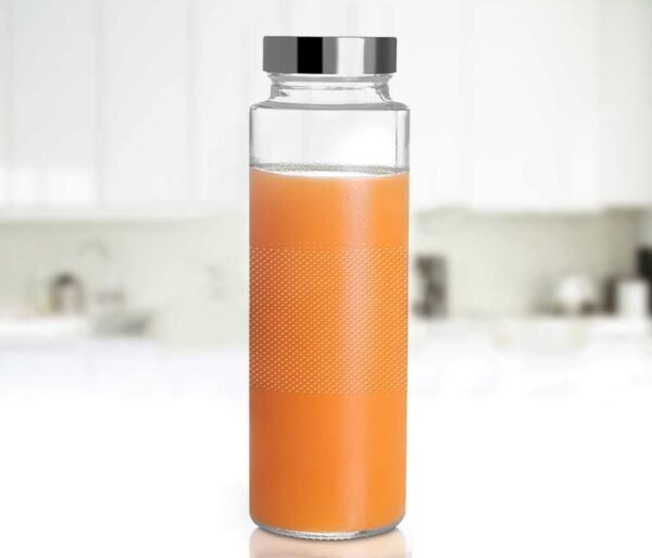 KiKiluxxa Milk Glass Water Bottle for Kids Car Travel Sipper 500ml - School Picnic Sipper Leak Proof Bottle - Easy to Carry Water Bottle (Baxy 500ml Bottle 2) - Image 8