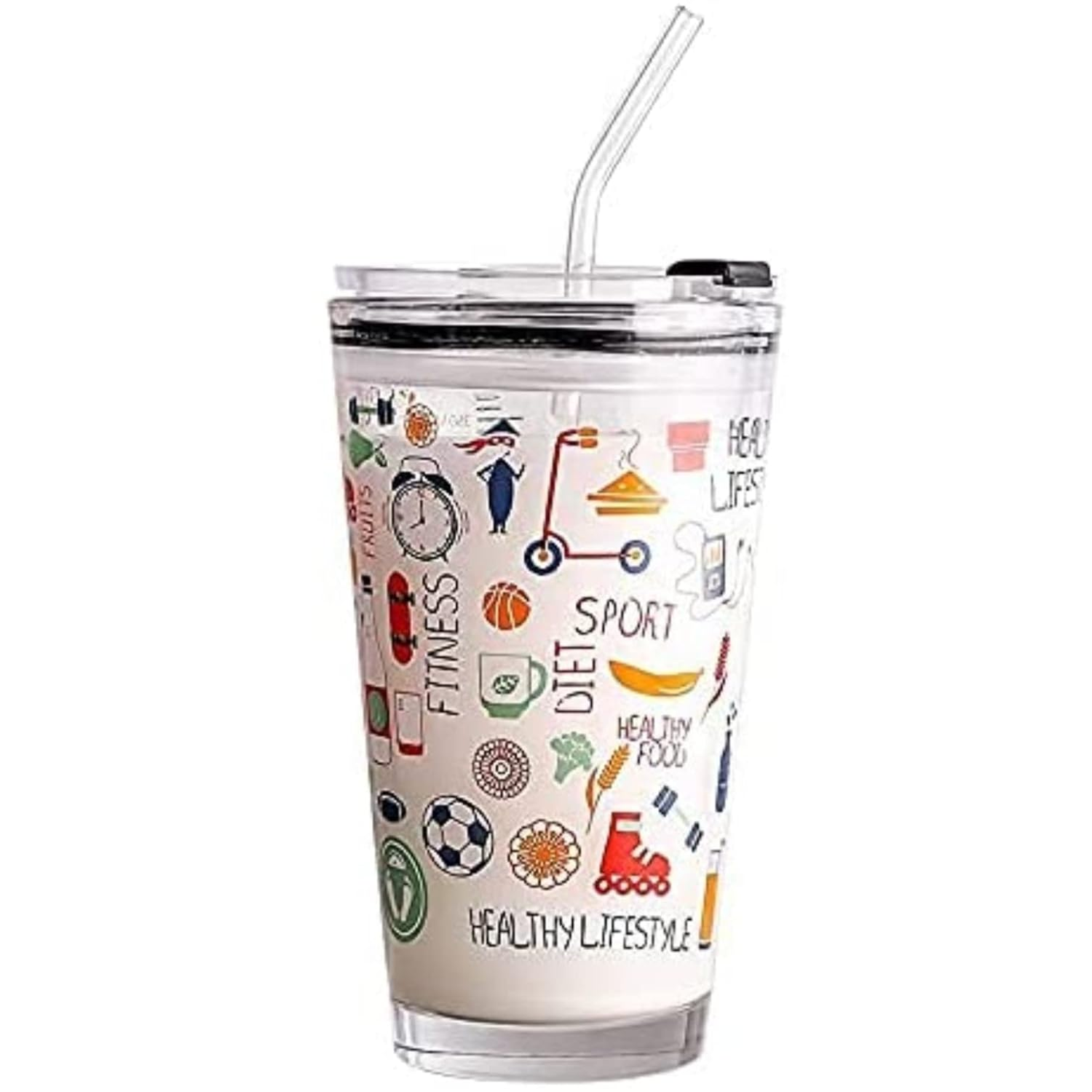 Cartoon Glass Tumbler