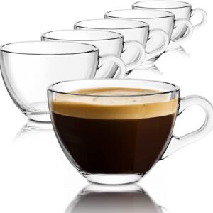 Transparent Glass Cup Set of 6, 210ml – Caribbean Cup