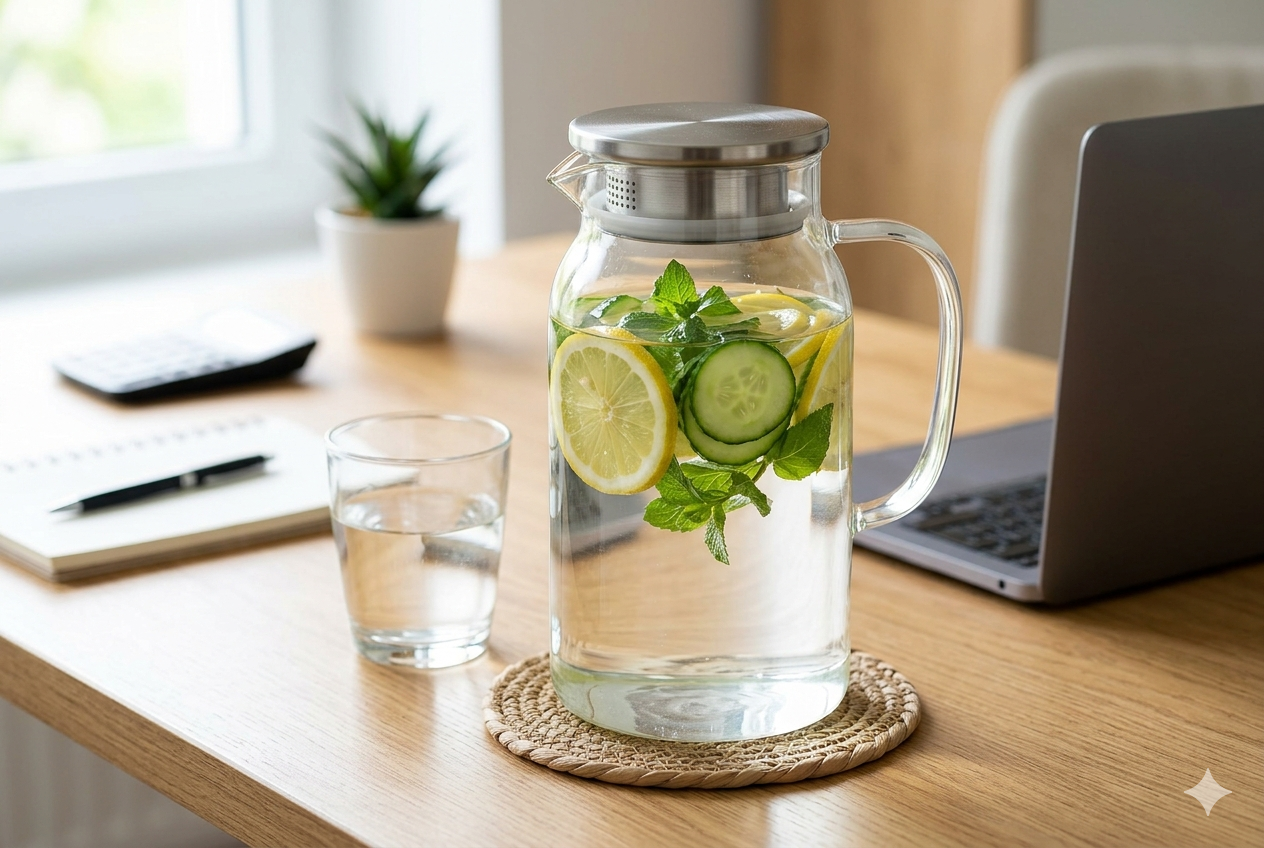 How A Beautiful Water Jug Helps You Drink More Water Every Day